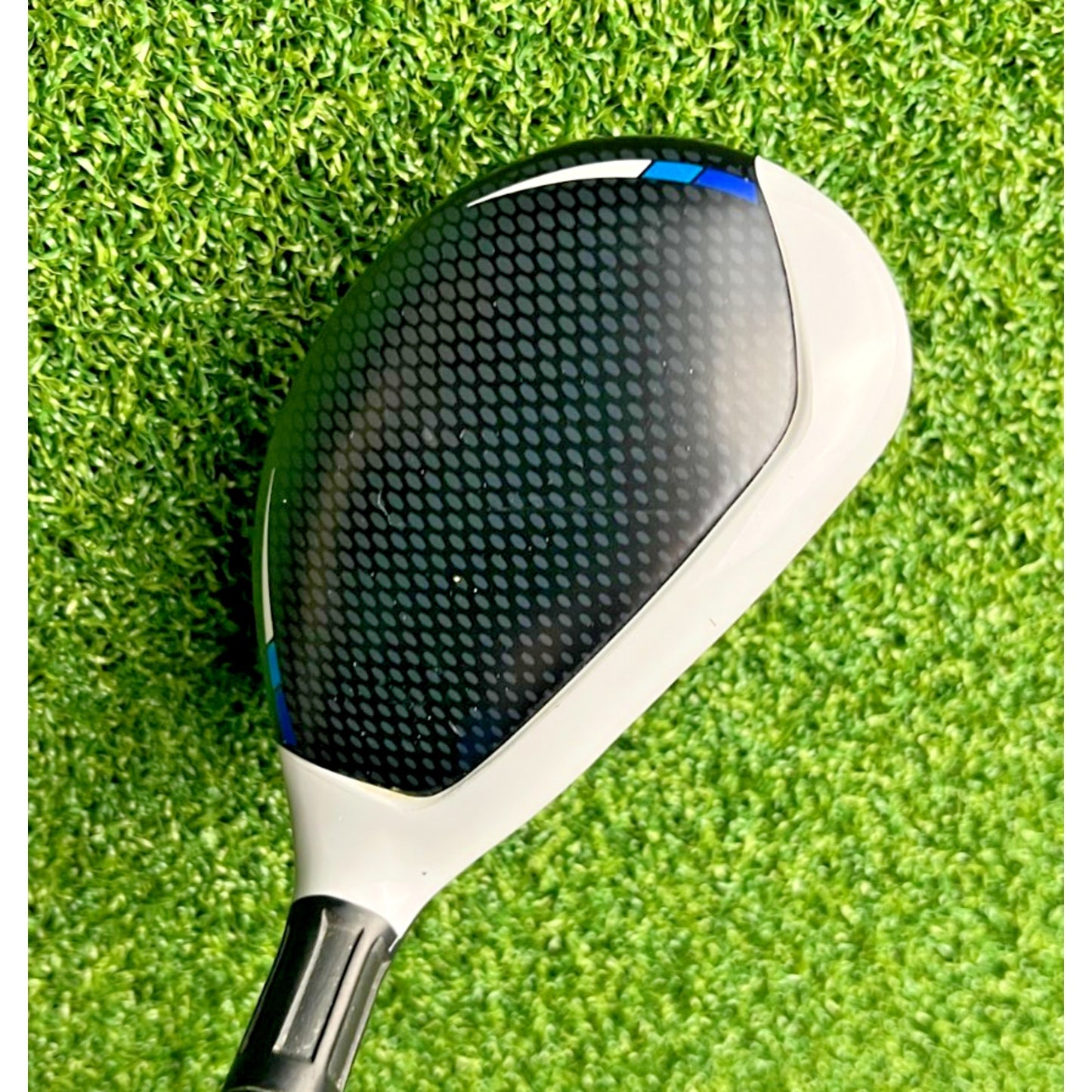 LH TaylorMade Sim 2 Max 3 Hybrid - VA Composites Slay 85 Stiff Flex - Good w/ HC