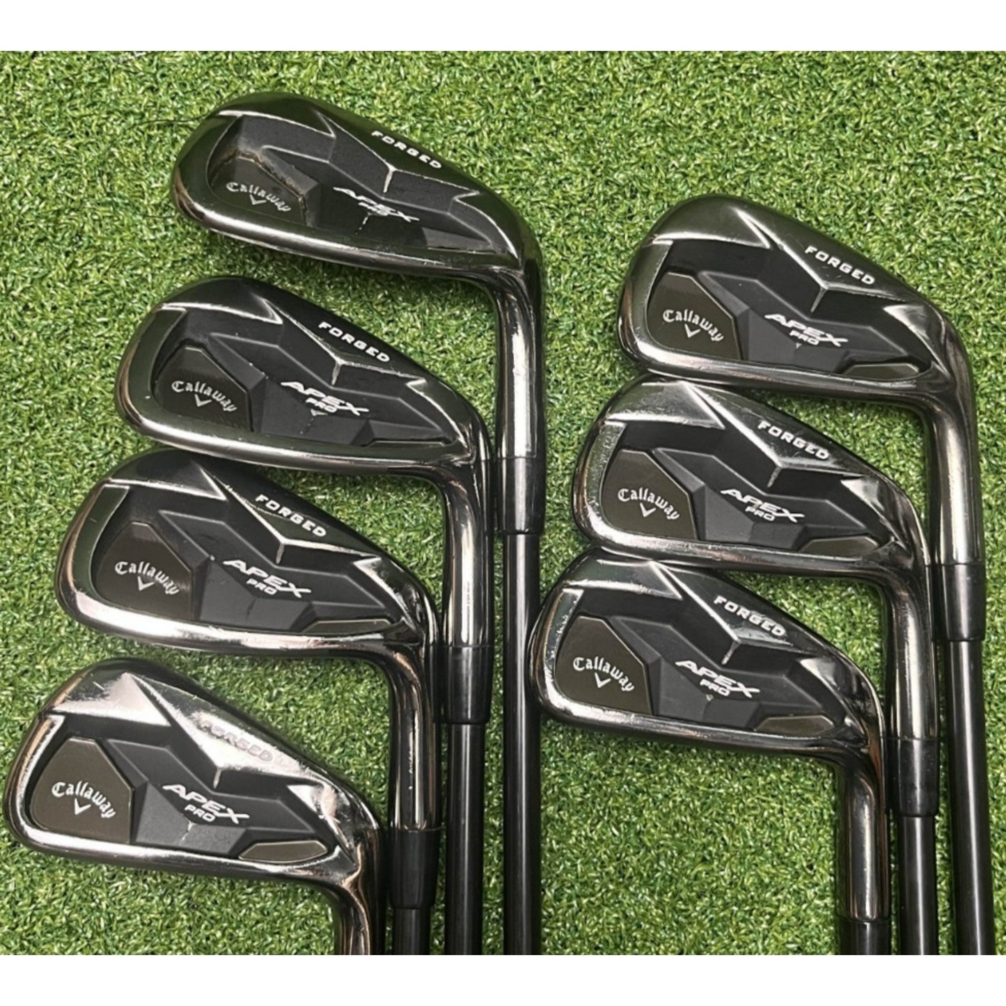 Callaway Apex Pro Smoke 19 Irons 4-PW - TT Elevate Tour X Flex - Good