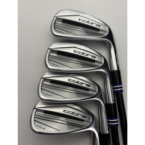 Cobra King Tour Irons 7-PW - MMT 125TX Tour Extra Stiff - Excellent