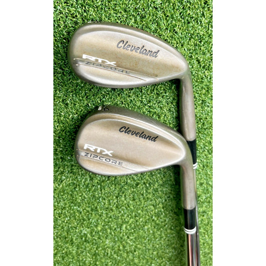 Tour Issue Cleveland RTX Zipcore Raw Wedge Set 54 & 58 Mid 10 - DG Wedge Flex