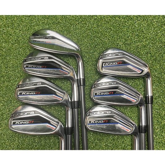 Cobra KING F7 One Length Irons 5-PW, GW - Fujikura Pro 63i Regular - Good