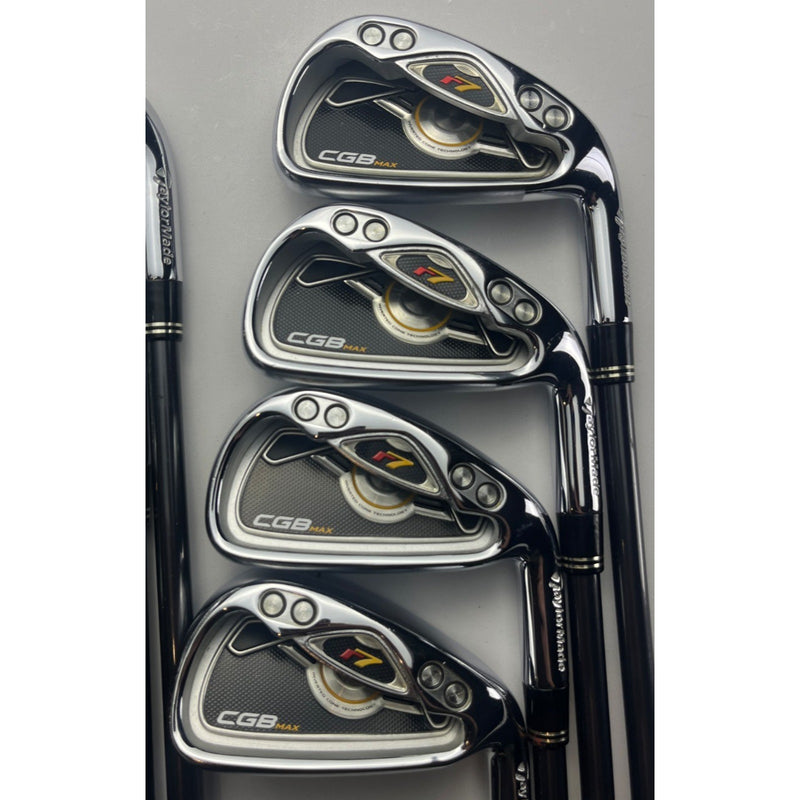 TaylorMade R7 CGB Max Irons 3-PW, SW - REAX 50G Regular Flex +0.75" - EXCELLENT — image 2