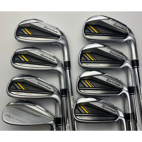 TaylorMade RBladez Irons 4-PW, AW - Rocketfuel 85G Regular Flex +0.5
