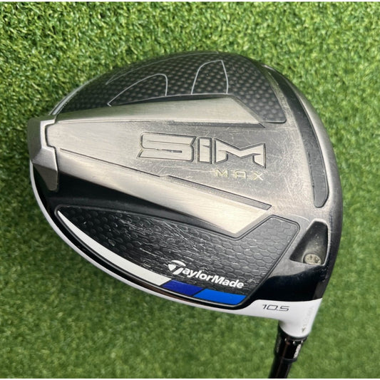TaylorMade SIM Max 10.5* Driver - HZRDUS Smoke Red RDX 6.0 Stiff Flex - Value