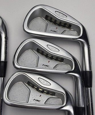 TaylorMade RAC LT (2005) Iron Set, Right-Handed, Stiff flex, used golf club, view 2
