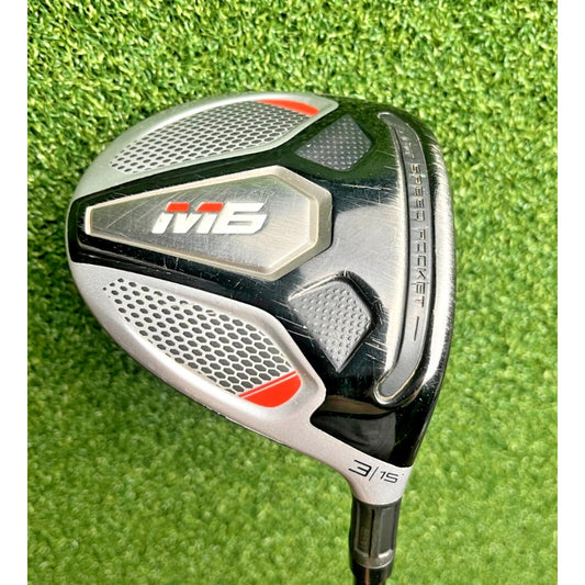TaylorMade M6 3 Wood - Fujikura Atmos 5-R Regular - Good w/ HC