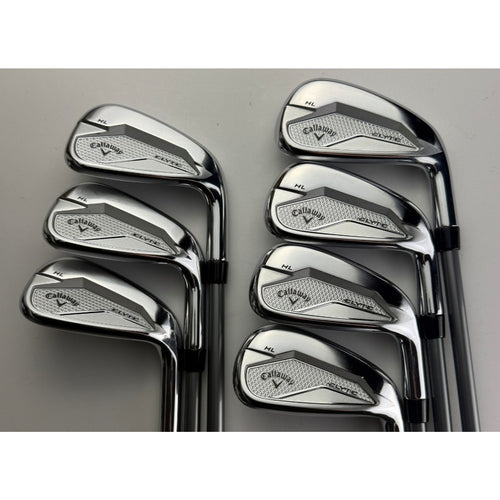 Callaway Elyte HL Irons 5-PW, AW - Denali 55G 5.0 Senior Flex - Very Good