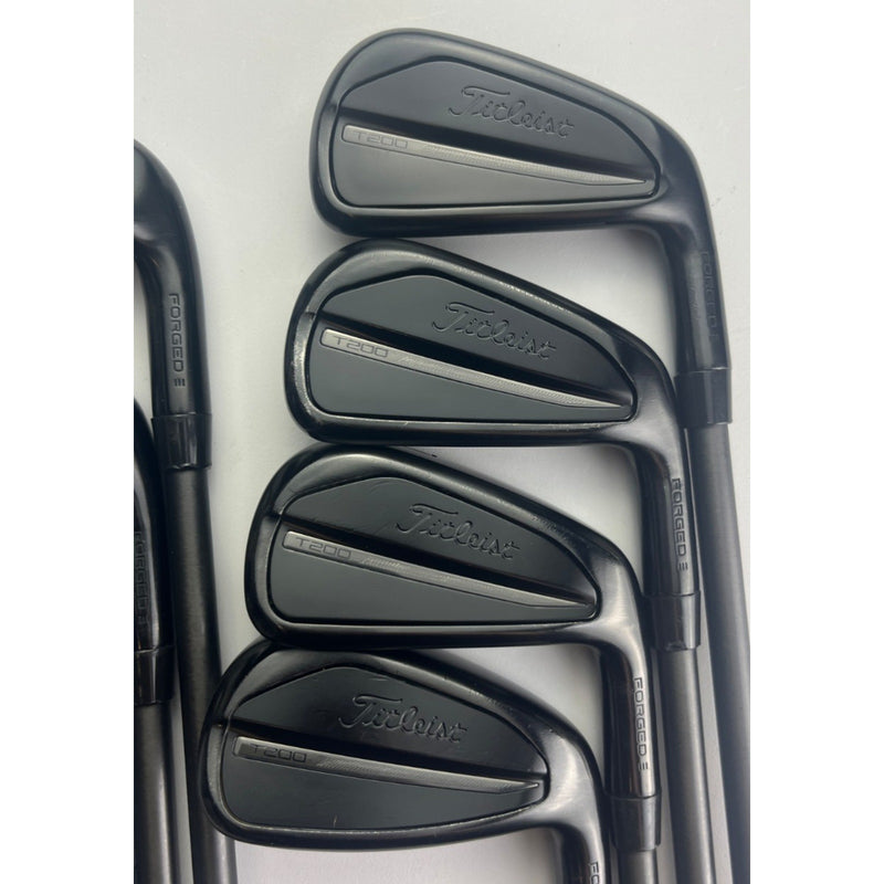 Titleist 2023 Black T200 5-PW, GW - Steelfiber Private Reserve i95 R +1.5" - VG — image 2
