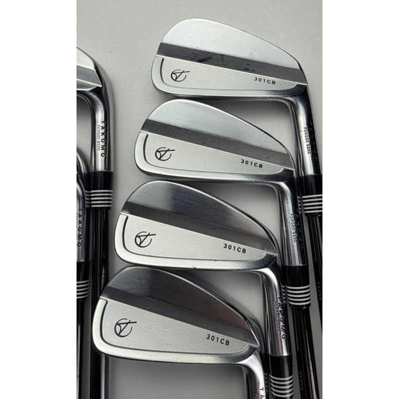 Excellent! Takomo 301 CB/MB Combo Irons 4-PW - KBS Tour Lite Stiff Black image 2