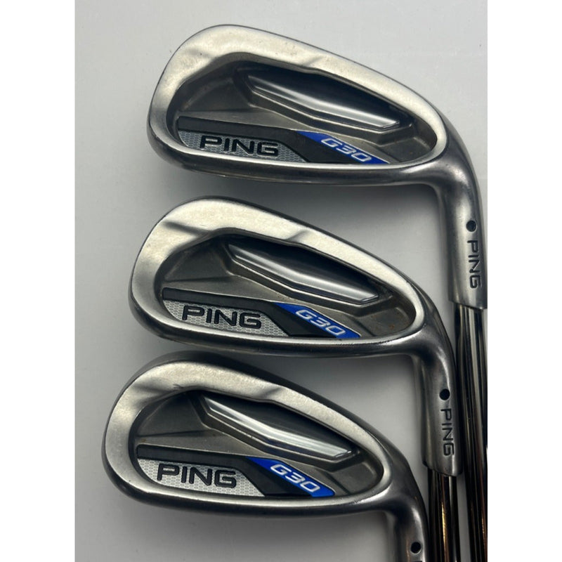Ping G30 Black Dot Irons 5-PW, UW - Recoil 80 F3 Regular Flex +0.75" - Good — image 3