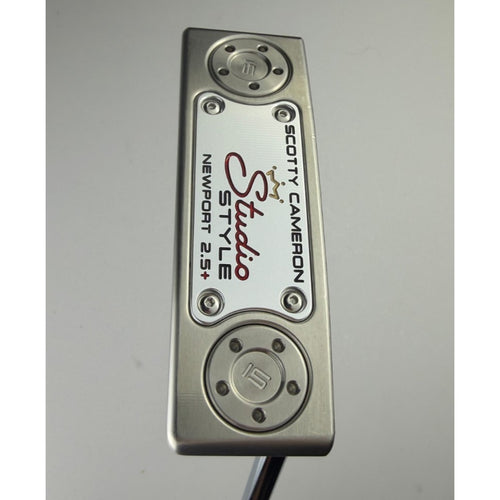 Excellent! Scotty Cmaeron Studio Style Newport 2.5+ 34" Rh Putter w/ matching HC