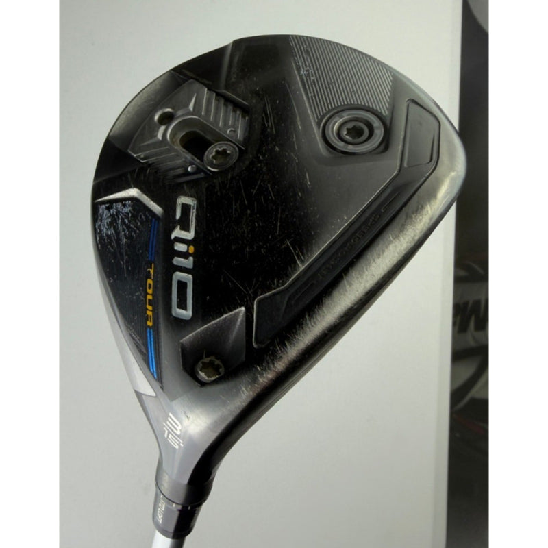 TaylorMade Qi10 Tour 15* 3 Wood - Tensei Blue CK 65 Stiff Flex - Good w/ HC image 2