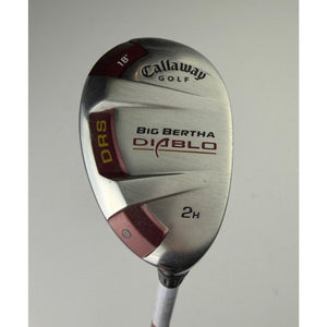 Callaway Big Bertha Diablo 18* 2 Hybrid - Callaway 60G Stiff Flex - Good w/ HC
