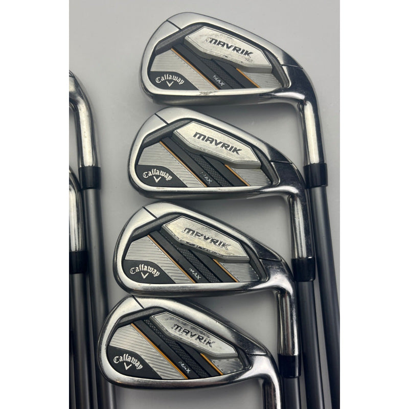 Callaway Mavrik Max Irons 5-PW, AW, SW - Catalyst 65 5.5 Regular - Very Good — image 2