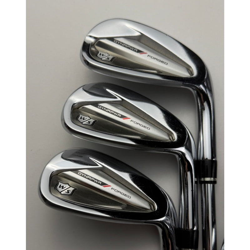 Wilson DYNAPWR Forged Irons 5-PW, GW - KBS Tour Lite Stiff +1.0" - Very Good image 3
