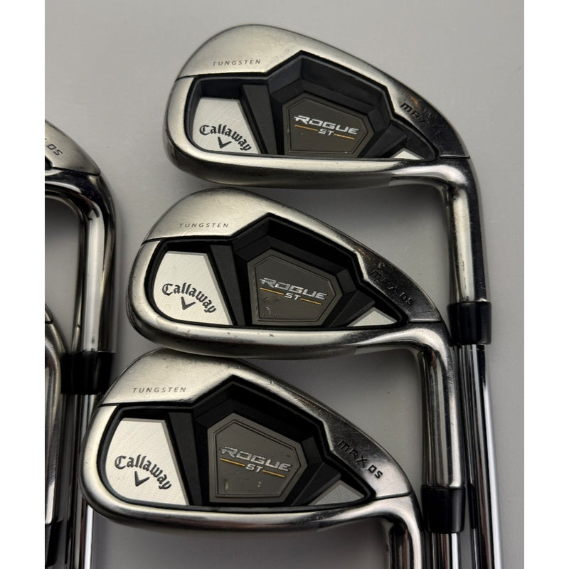 Callaway Rogue ST Max Os Irons 7-PW, AW - TT Elevate MPH 85 Regular - Very Good image 2