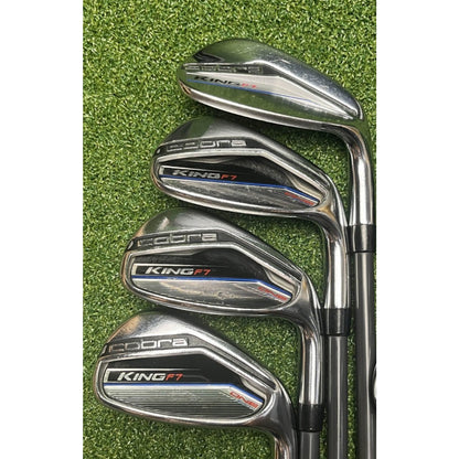 Cobra KING F7 One Length Irons 5-PW, GW - Fujikura Pro 63i Regular - Good