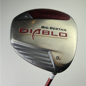 Callaway Big Bertha Diablo 9° Driver - Aldila DVS 65G Stiff Flex - Very Good +HC