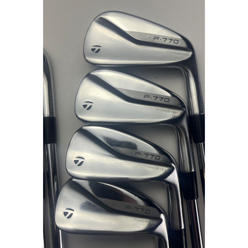 TaylorMade 2020 P770 Irons 4-PW, AW - KBS Tour 130 Extra Stiff - Very Good — image 2