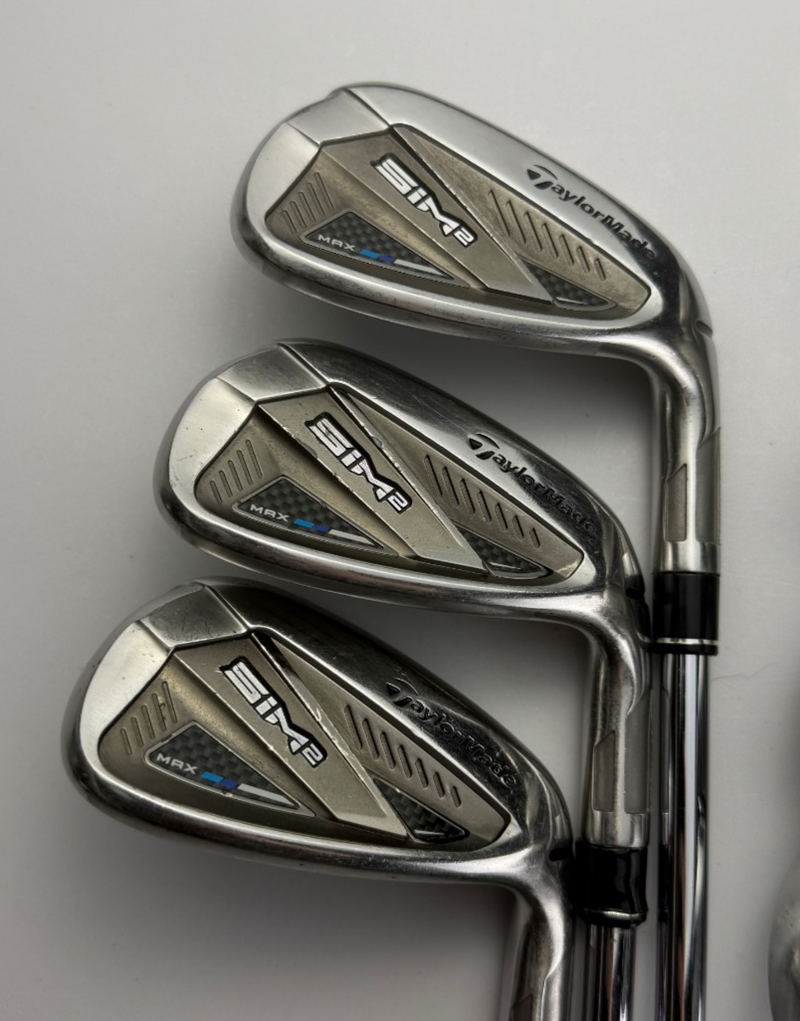 TaylorMade Sim2 Max Irons 5-PW, AW - KBS Max 85 Regular Flex - Good image 3