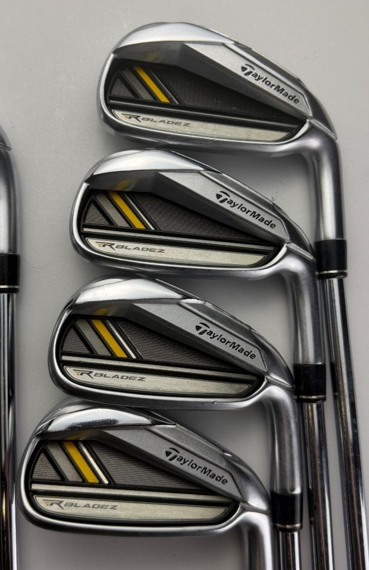TaylorMade RocketBladez 4-PW Irons - Rocketfuel 85G Stiff Flex +0.5" - Very Good image 2