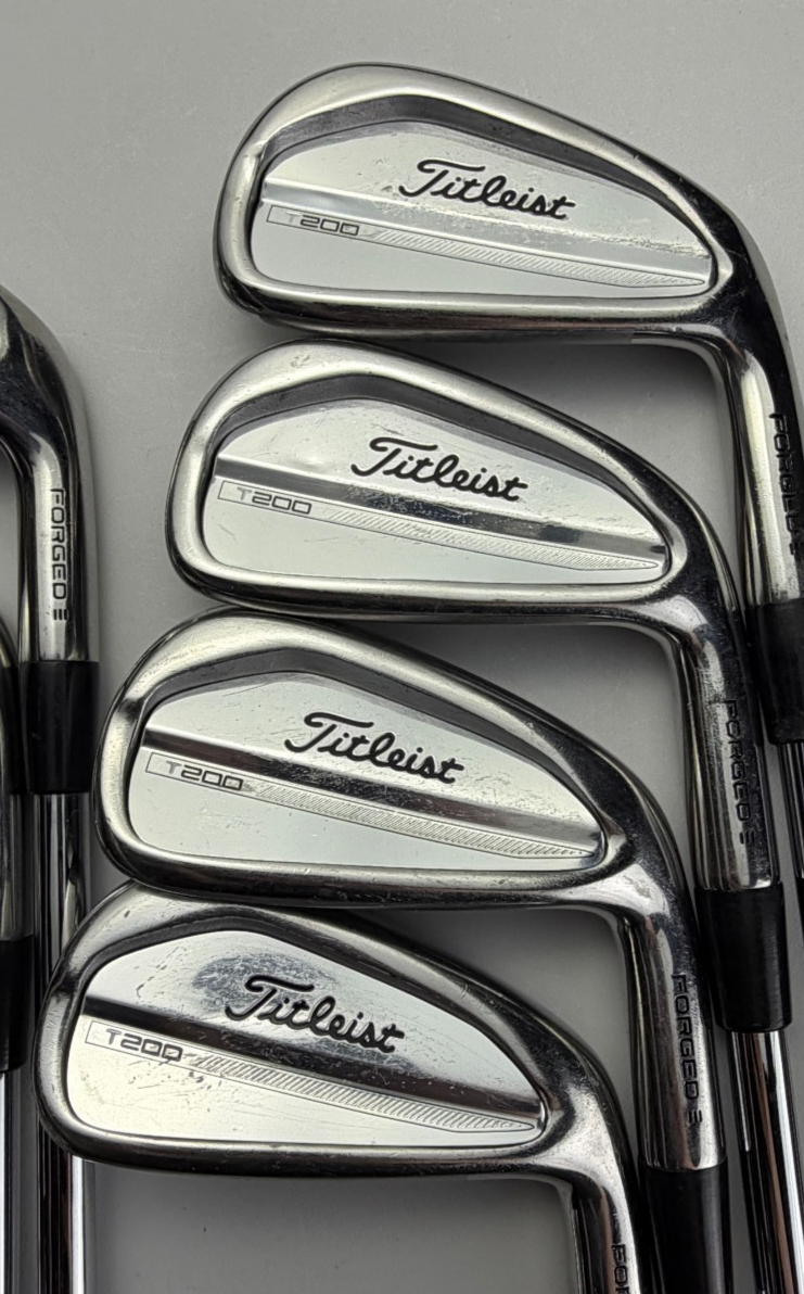 Titleist T200 Irons, Right-Handed, Stiff flex, used golf club, view 2