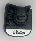 Cobra Golf Vintage Sik Face Tec Mallet Putter Black/White/Lime Headcover thumbnail 2
