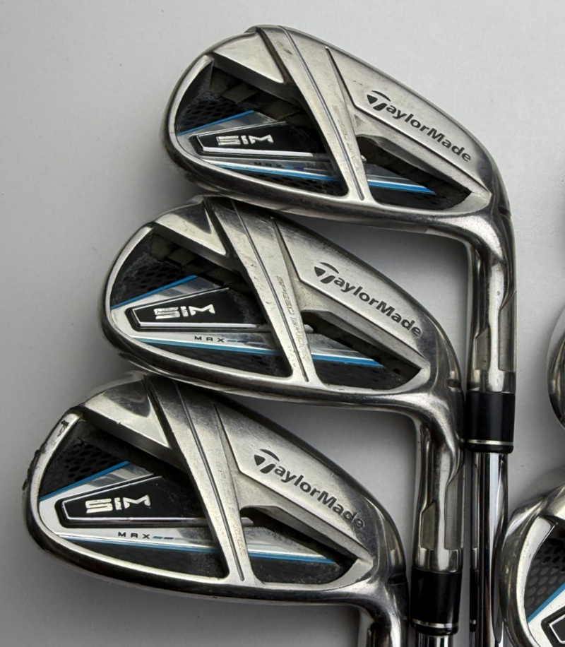 TaylorMade Sim Max Irons, Right-Handed, Stiff flex, used golf club, view 3