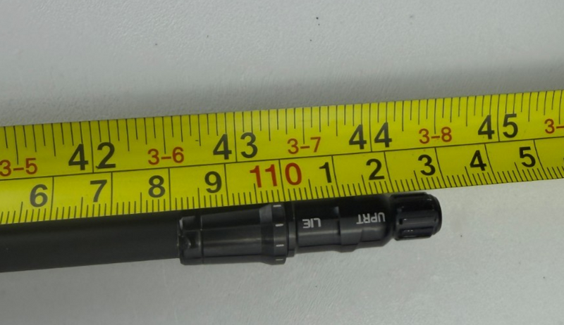 Mitsubishi Chemical REAX Driver Shaft, Right-Handed, Extra Stiff flex, used golf club, view 3