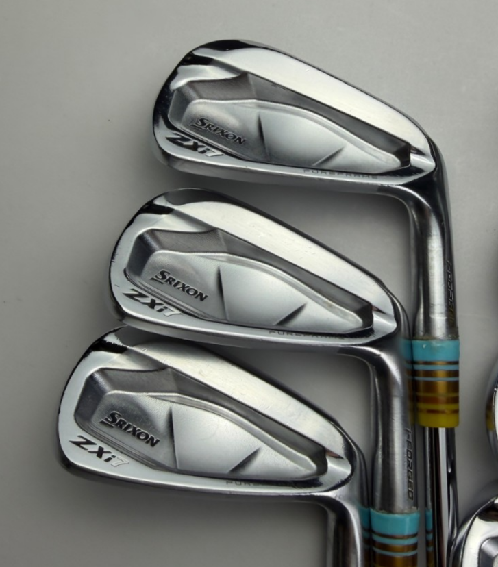 Srixon Zxi7 Irons, Right-Handed, Stiff flex, used golf club, view 3