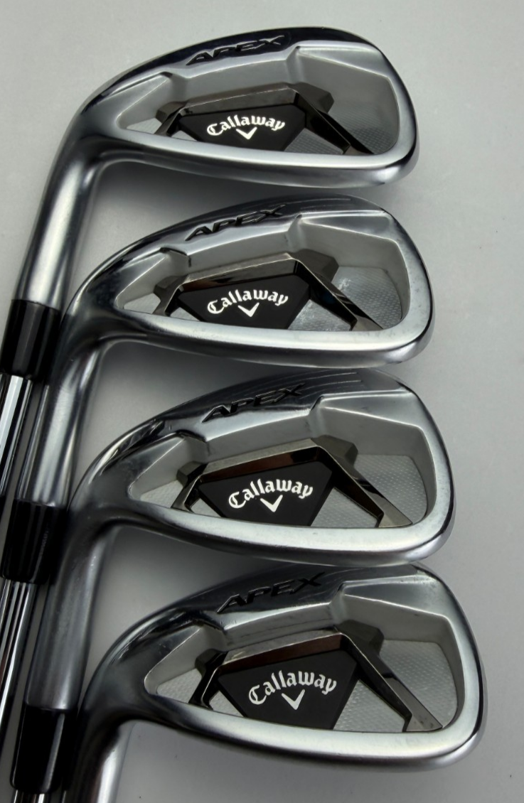 Callaway 2021 Apex Irons, Left-Handed, Stiff flex, used golf club, view 3
