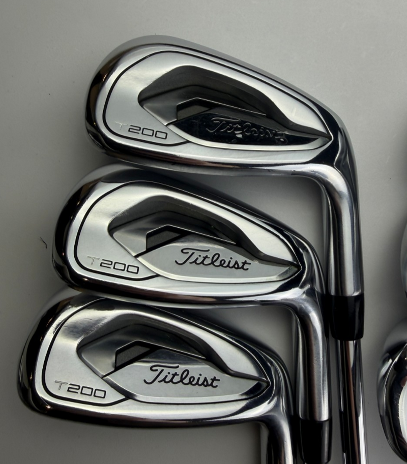 Titleist T200 Irons, Right-Handed, Stiff flex, used golf club, view 3