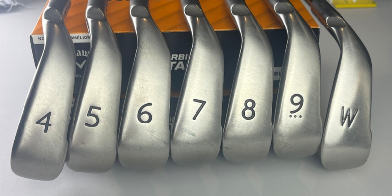 Ping G20 Irons, Right-Handed, Extra Stiff flex, used, Very Good condition, view 6