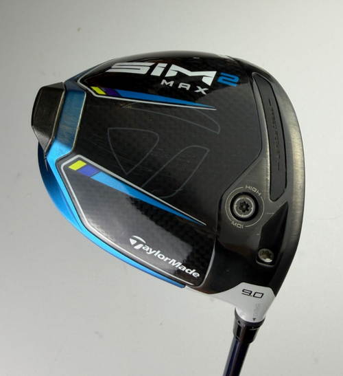 TaylorMade Sim 2 Max 9* Driver - Ventus Blue 5-S Stiff Flex - Very Good w/ HC