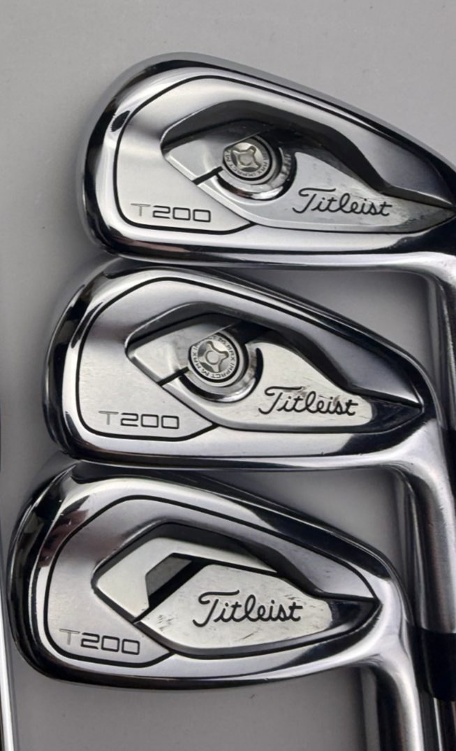Titleist T200 Irons, Right-Handed, Stiff flex, used golf club, view 2