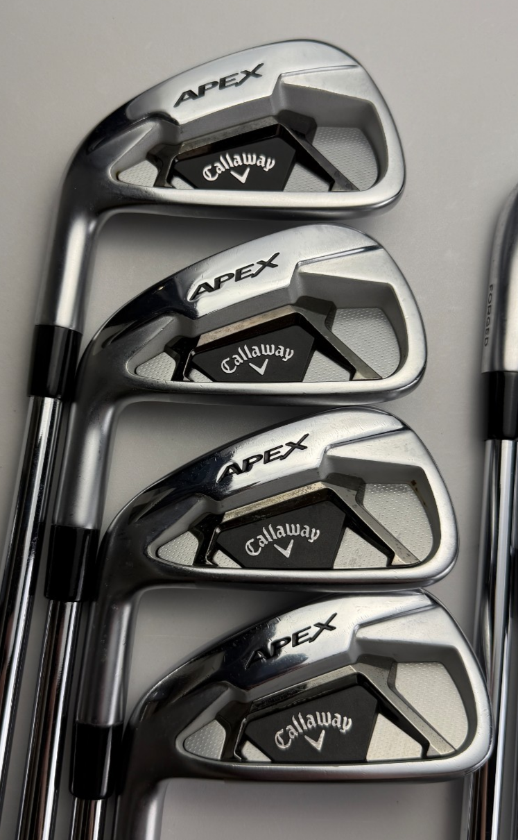 Callaway 2021 Apex Irons, Left-Handed, Stiff flex, used golf club, view 2