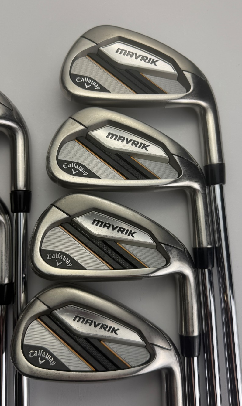Callaway Mavrik Irons, Right-Handed, Stiff flex, used golf club, view 2