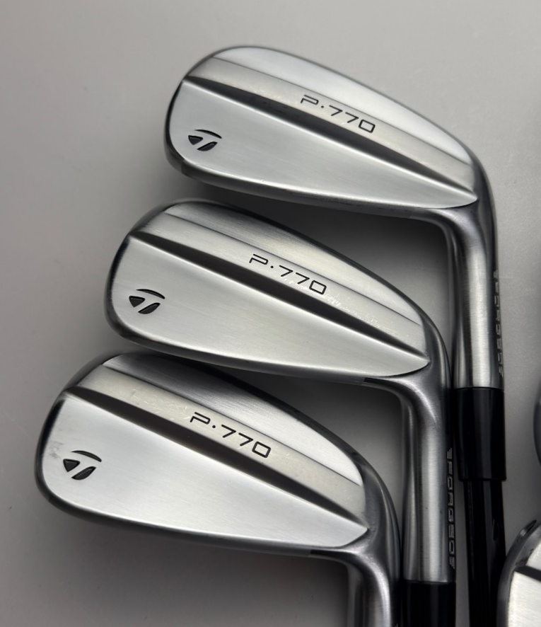 TaylorMade 2024 P770 Irons, Right-Handed, Stiff flex, used golf club, view 3