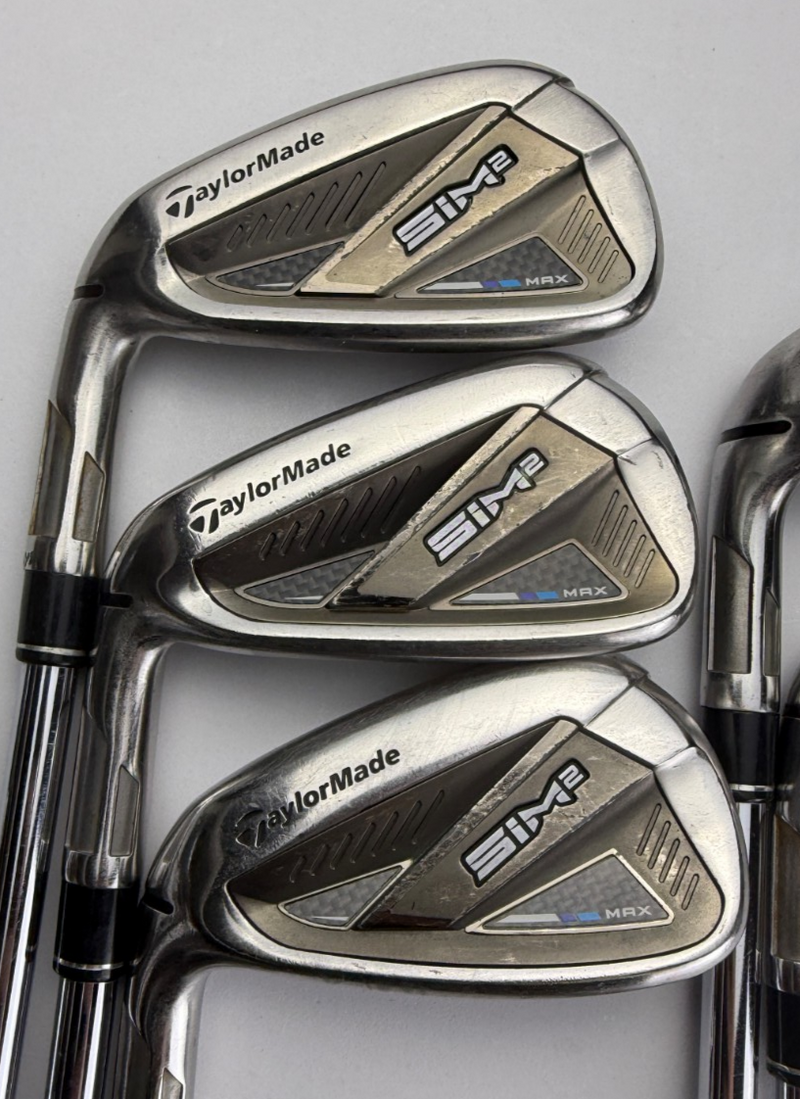 TaylorMade Sim2 Max Irons, Left-Handed, Regular flex, used golf club, view 3