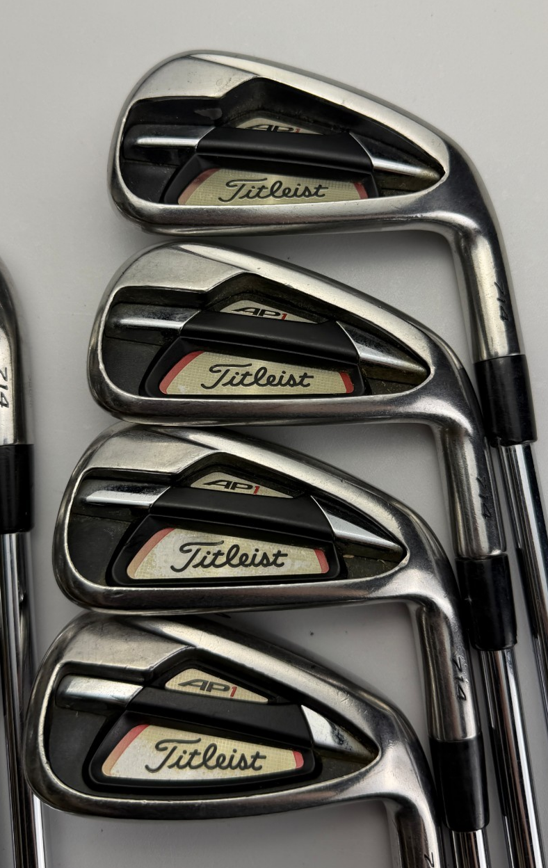 Titleist AP1 714 Irons, Right-Handed, Stiff flex, used golf club, view 2
