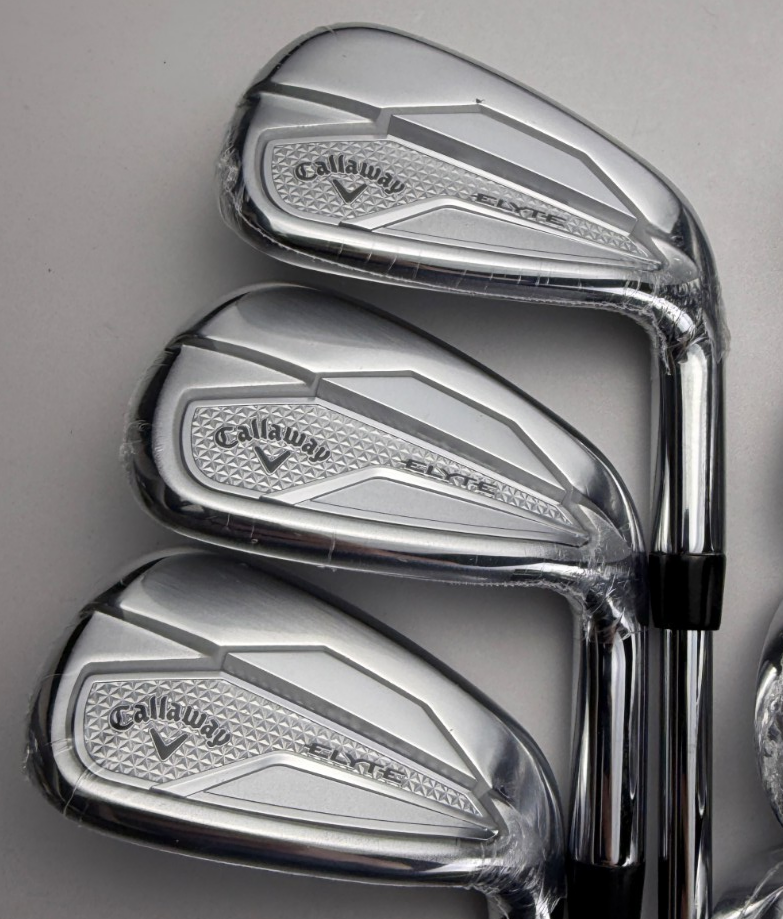Callaway Elyte Irons, Right-Handed, Stiff flex, used golf club, view 3