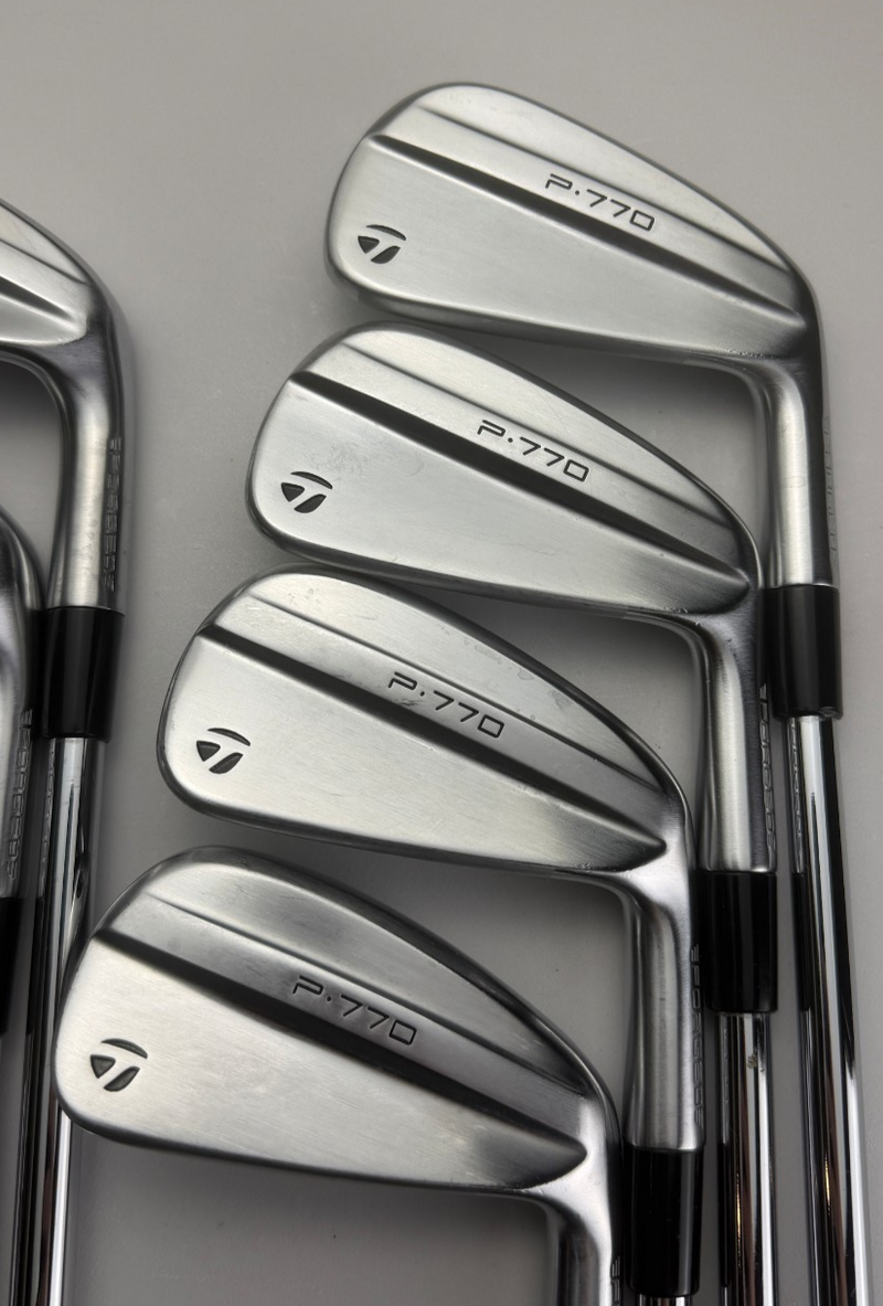 TaylorMade 2024 P770 Irons, Right-Handed, Stiff flex, used golf club, view 2