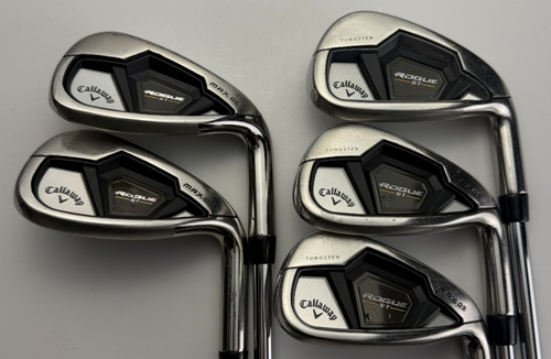 Callaway Rogue ST Max Os Irons 7-PW, AW - TT Elevate MPH 85 Regular - Very Good
