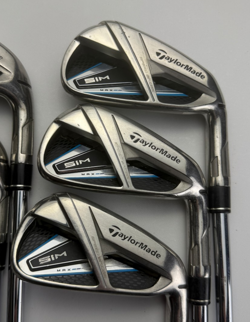 TaylorMade Sim Max Irons, Right-Handed, Stiff flex, used golf club, view 2