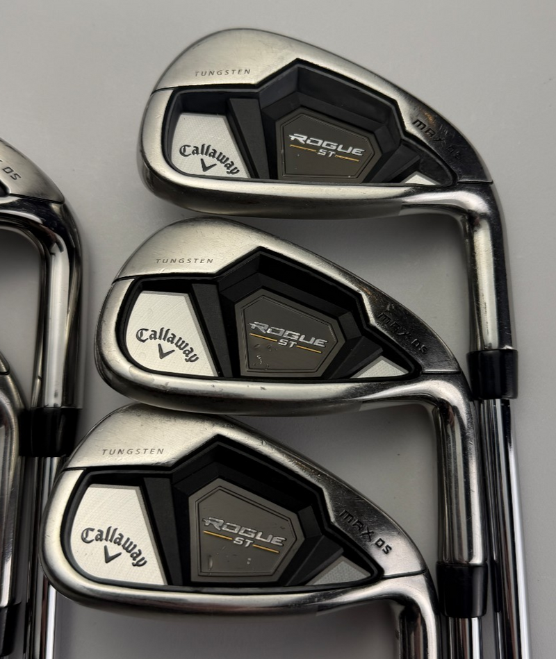 Callaway Rogue ST Max Os Irons 7-PW, AW - TT Elevate MPH 85 Regular - Very Good image 2
