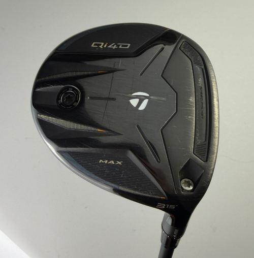 TaylorMade Qi4D Max 15* 3 Wood - REAX 55 Stiff Flex - Very Good