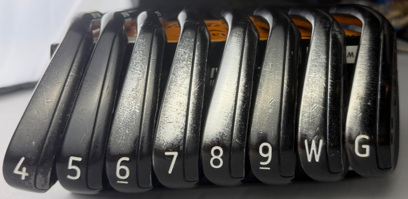 PXG 0311 P GEN 6 Double Black Irons, Right-Handed, Extra Stiff flex, used golf club, view 6
