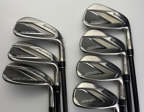 TaylorMade Stealth Irons 6-PW, AW, SW - Fujikura Ventus/REAX 6-R Regular - VG