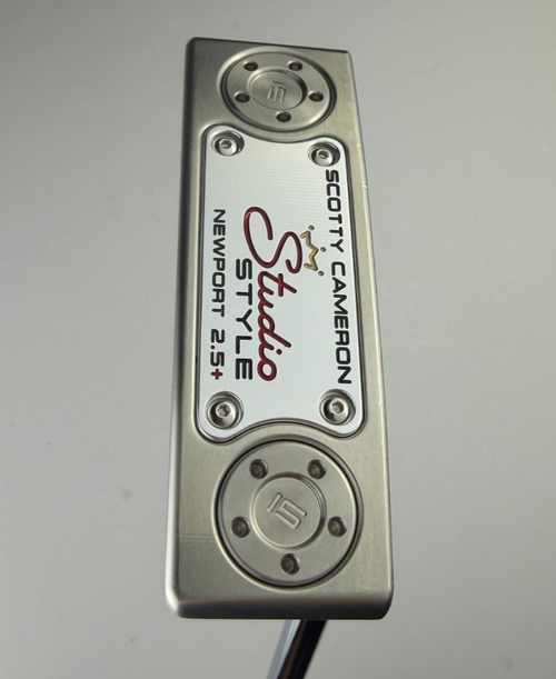Excellent! Scotty Cmaeron Studio Style Newport 2.5+ 34" Rh Putter w/ matching HC