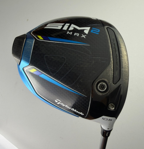 TaylorMade Sim 2 Max 10.5* Driver - Kurokage 60G Stiff Flex - Very Good w/ HC
